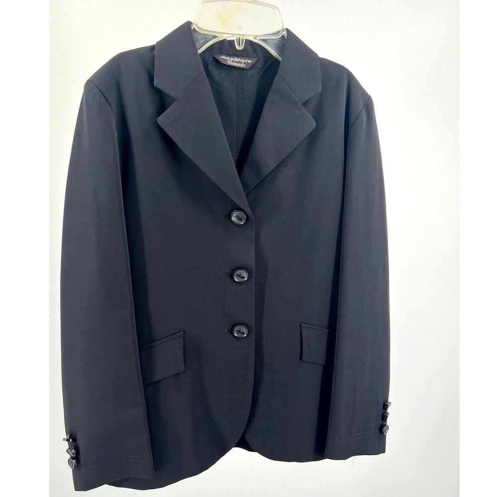 Grand Prix Kids Equestrian Black Show Blazer Jacket